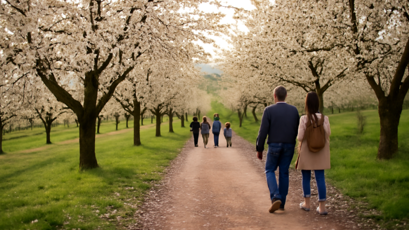 Dates & lieux des cerisiers en fleurs (France)