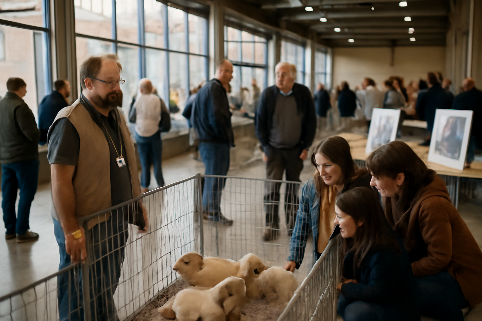 Salon du chiots Toulouse : visiteurs et éleveurs au MIN, avenue des États-Unis