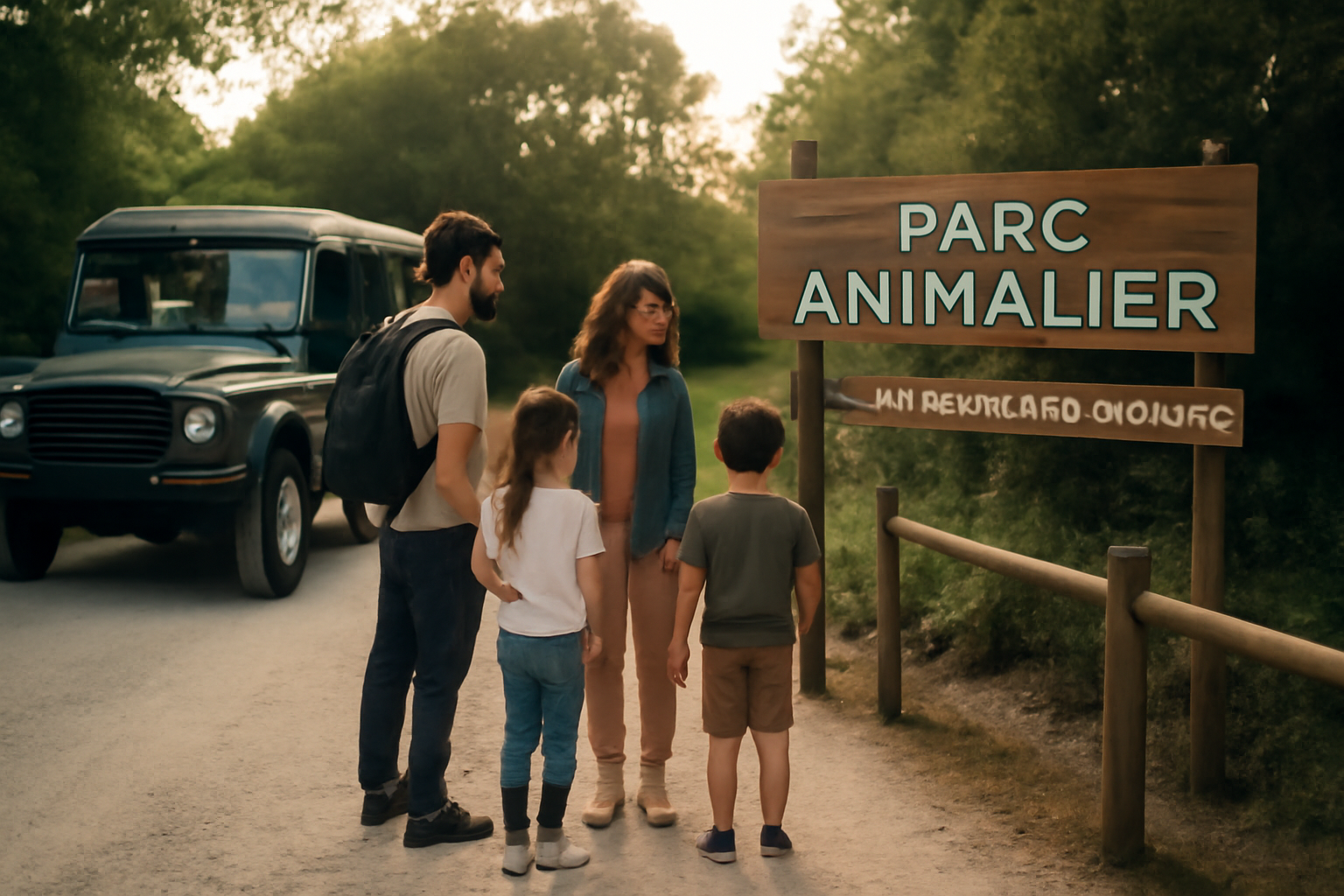 avis sur zoo african safari à Plaisance-du-Touch : entrée du parc et parcours en voiture