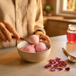 Glace rose maison : infusion et variantes