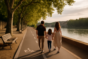 Parc du bord de Garonne à Toulouse : balade facile