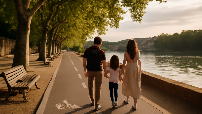 Parc du bord de Garonne à Toulouse : balade facile