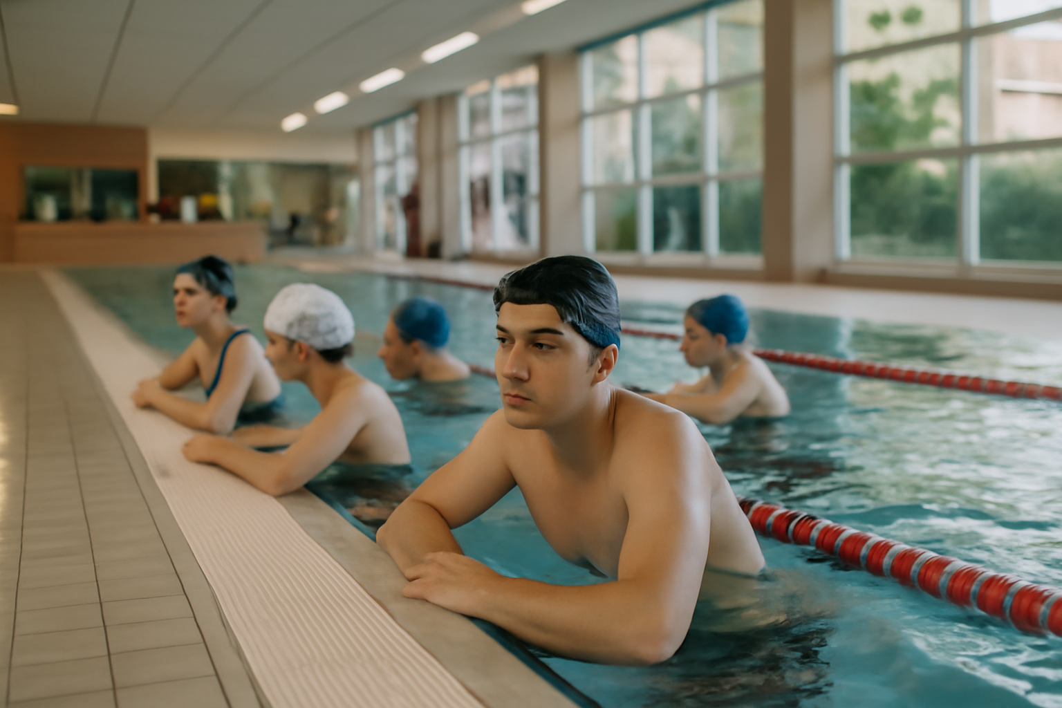 Piscine Bellevue à Toulouse : bassin intérieur pour nager