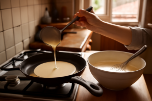 Recette crepe Cyril Lignac sans grumeaux