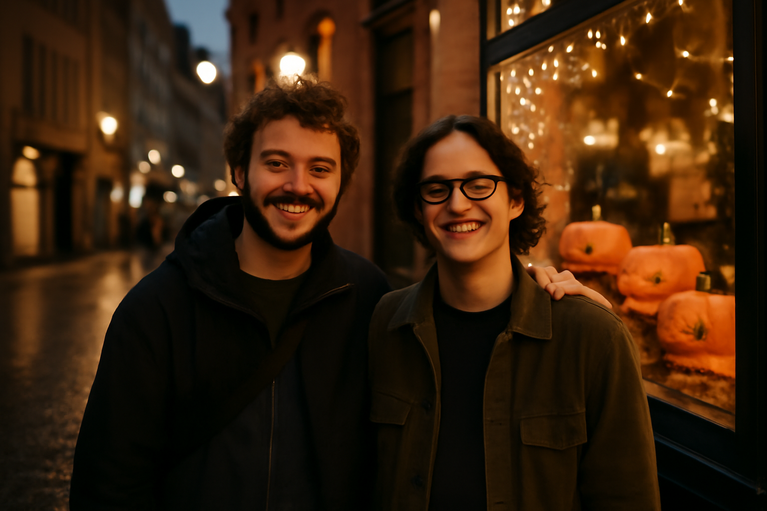 Soirée Halloween à Toulouse : décorations, citrouilles et ambiance nocturne dans les rues