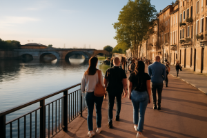 Quai de Tounis à Toulouse : accès et repères