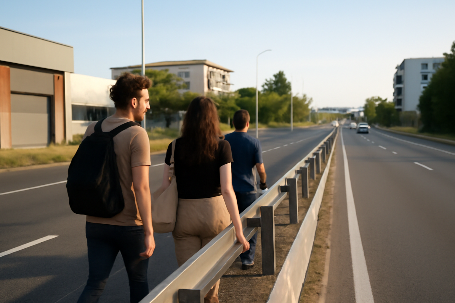 Bordelongue à Toulouse : vue sur le secteur sud et la route vers Seysses