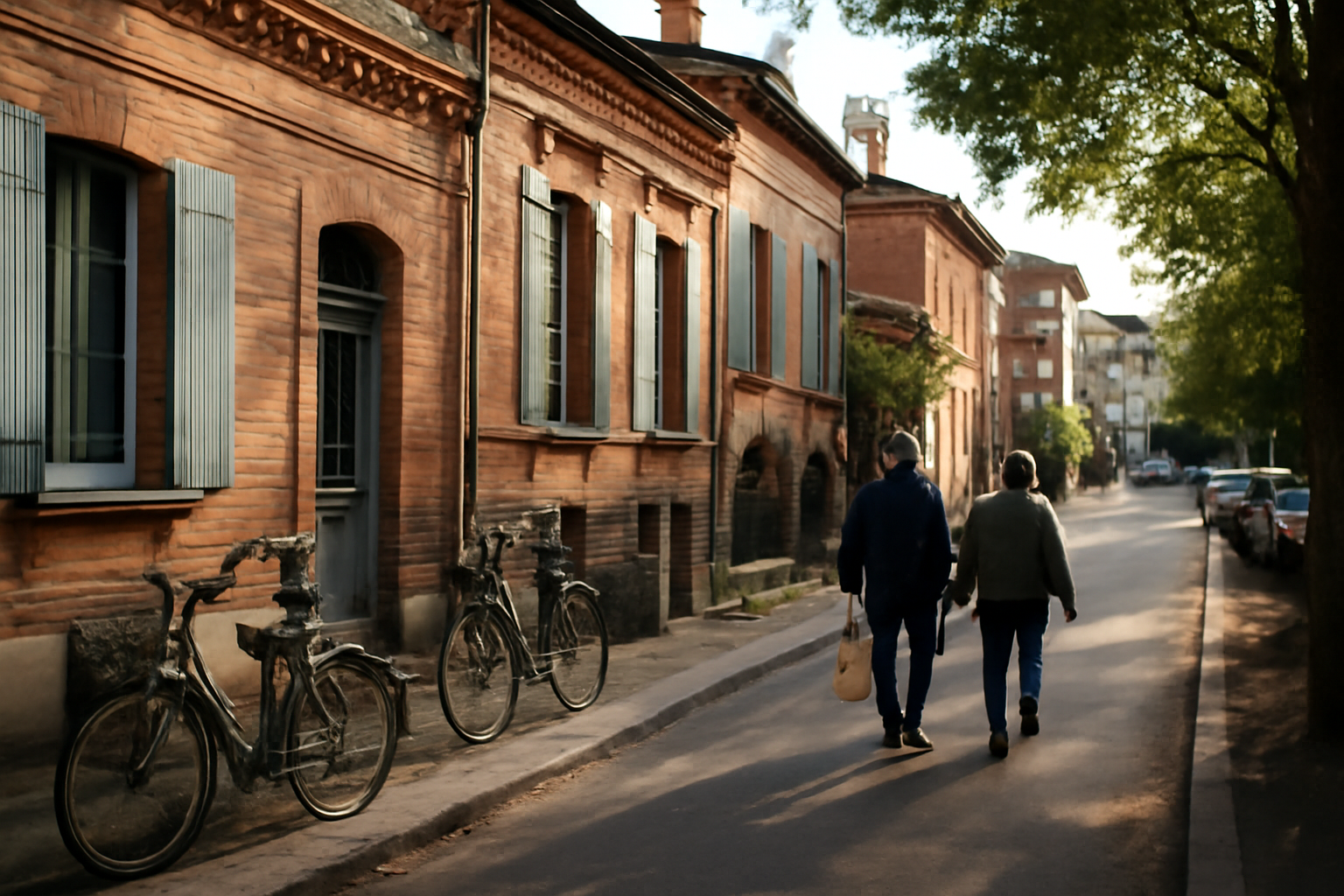 Chalets Toulouse quartier : rues calmes près du canal du Midi à Toulouse