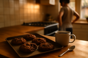Cookie cœur coulant chocolat : recette facile