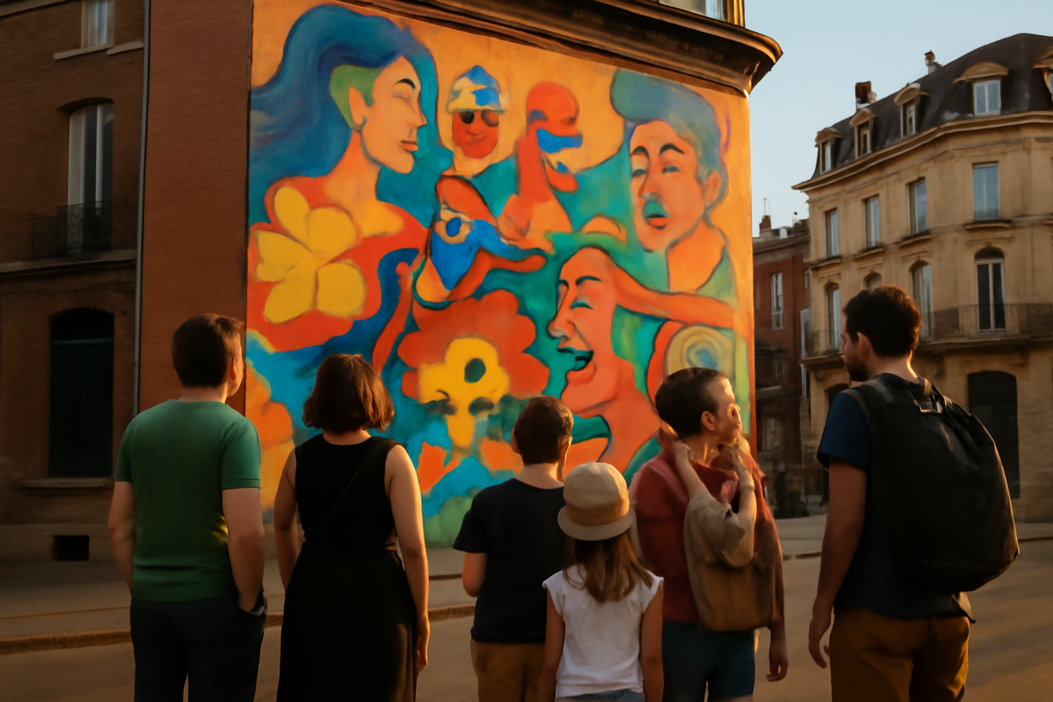 Visite de l’exposition layup toulouse avec fresques d’art urbain près de la gare Toulouse Matabiau