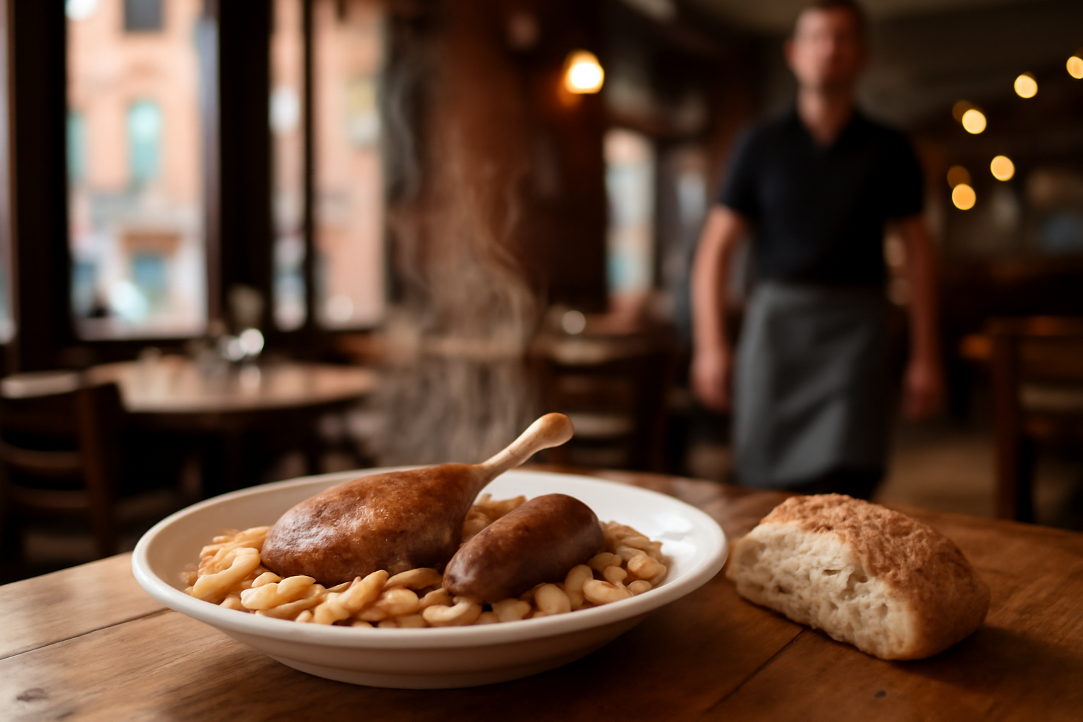 Assiette de cassoulet toulousain à Toulouse, spécialités toulouse