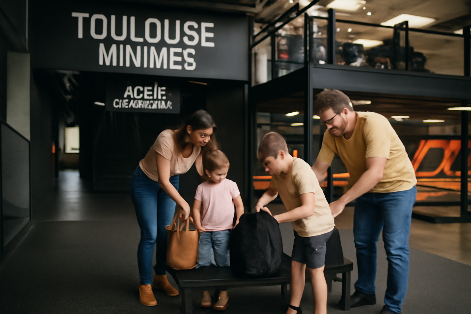 Ultra Jump Trampoline Park à Toulouse Minimes : entrée et espace parents