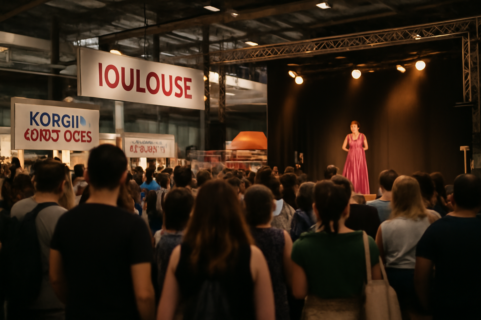 Woori festival à Toulouse au Hall 8, scène et public lors d’un spectacle de culture coréenne