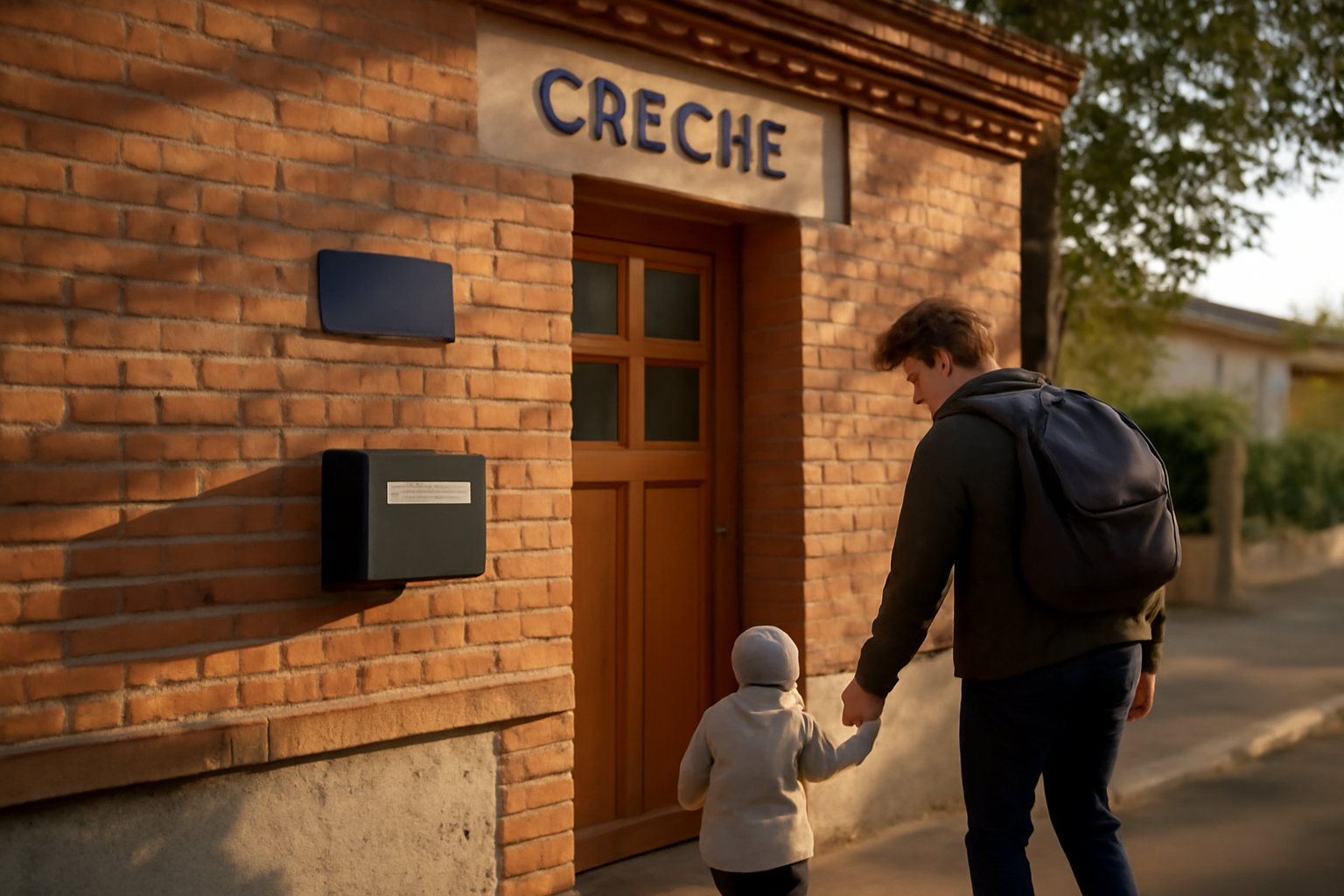 Crèche Clémence Isaure à Toulouse : entrée de la structure et repères d’accès