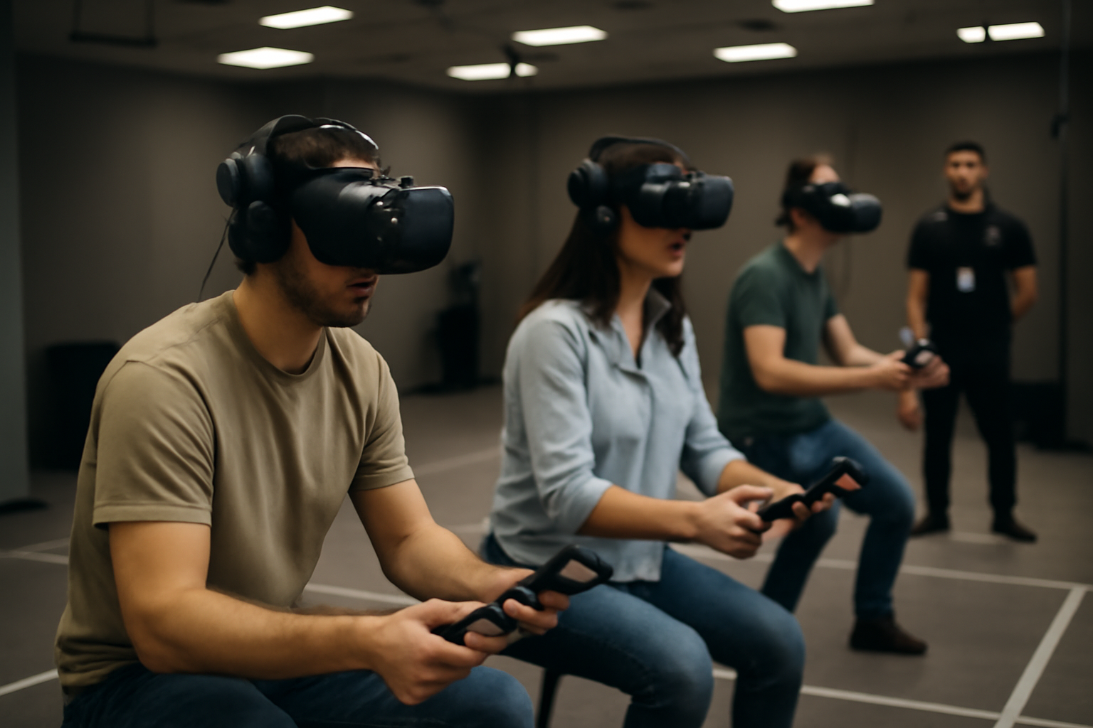 realite virtuelle blagnac : joueurs en casque VR à Blagnac