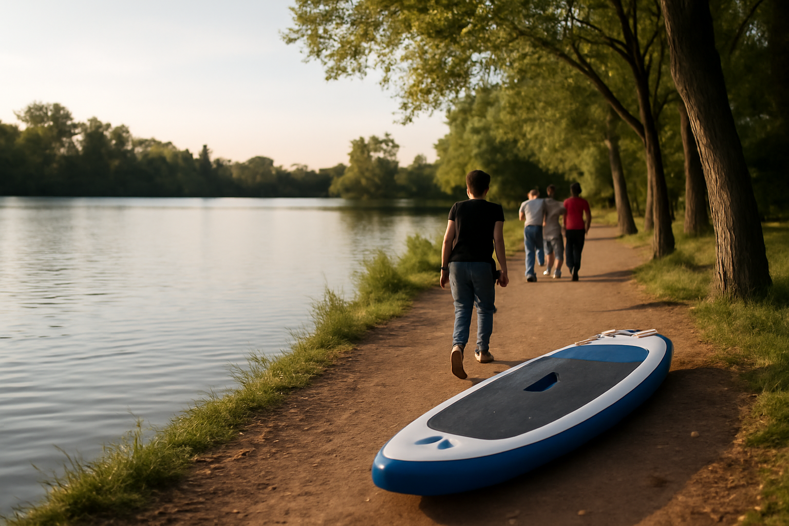 lac de sesquiere à Toulouse, plan d’eau et zone de loisirs en bord de l’eau