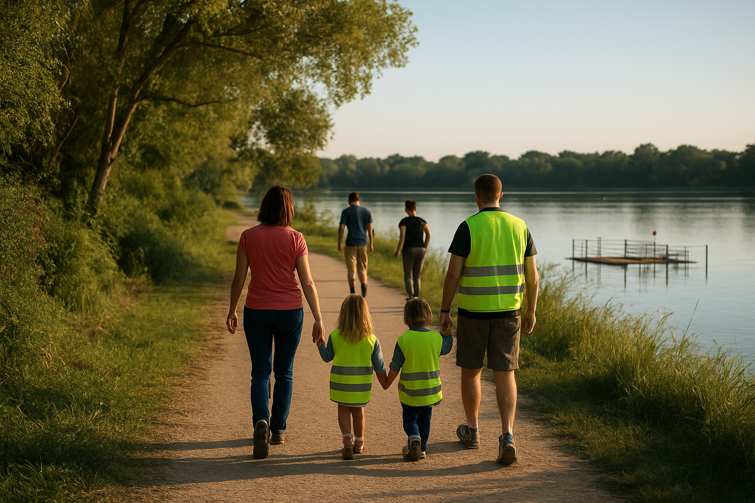 Base de sports et loisirs des Quinze Sols à Blagnac, vue sur les installations et les zones d’activité